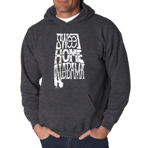 Sweet Home Alabama - Men's Word Art Hooded Sweatshirt