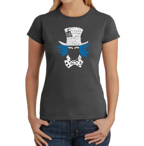 The Mad Hatter - Women's Word Art T-Shirt