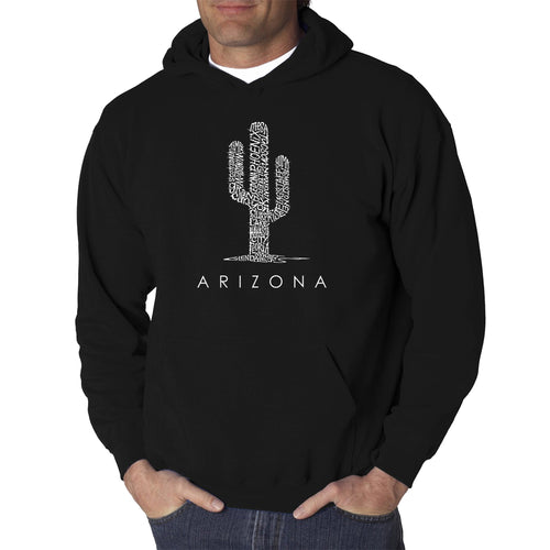 Arizona Cities - Men's Word Art Hooded Sweatshirt