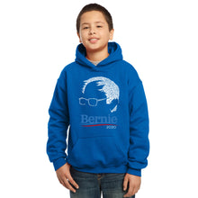 Load image into Gallery viewer, LA Pop Art Boy&#39;s Word Art Hooded Sweatshirt - Bernie Sanders 2020