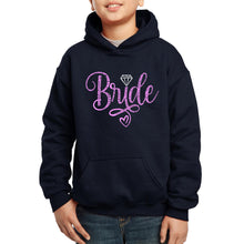 Load image into Gallery viewer, Boy&#39;s Word Art Hooded Sweatshirt - Bride