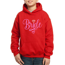 Load image into Gallery viewer, Boy&#39;s Word Art Hooded Sweatshirt - Bride