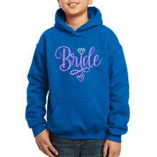 Load image into Gallery viewer, Boy&#39;s Word Art Hooded Sweatshirt - Bride