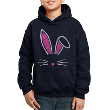 Load image into Gallery viewer, Bunny Ears  - Boy&#39;s Word Art Hooded Sweatshirt