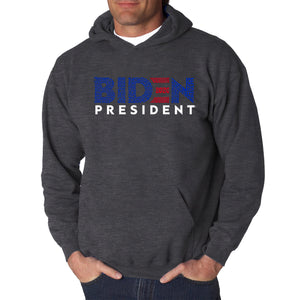 Biden 2020 - Men's Word Art Hooded Sweatshirt