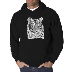 Big Cats - Men's Word Art Hooded Sweatshirt
