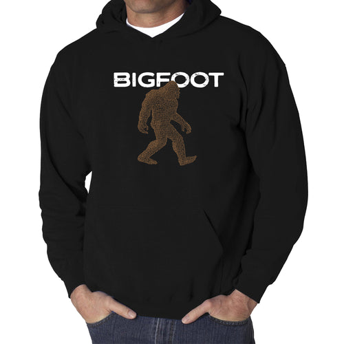 Bigfoot - Men's Word Art Hooded Sweatshirt