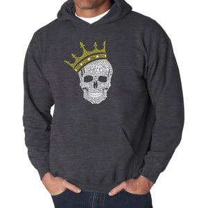 Brooklyn Crown  - Men's Word Art Hooded Sweatshirt
