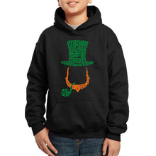 Load image into Gallery viewer, Leprechaun  - Boy&#39;s Word Art Hooded Sweatshirt