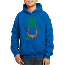 Load image into Gallery viewer, Leprechaun  - Boy&#39;s Word Art Hooded Sweatshirt