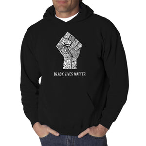 Black Lives Matter - Men's Word Art Hooded Sweatshirt
