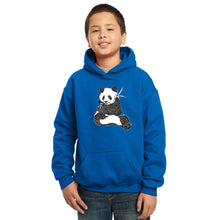 Load image into Gallery viewer, LA Pop Art Boy&#39;s Word Art Hooded Sweatshirt - Endangered SPECIES