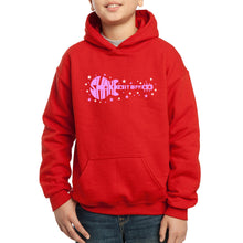 Load image into Gallery viewer, Shake it Off - Boy&#39;s Word Art Hooded Sweatshirt