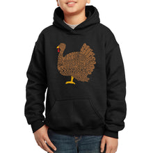 Load image into Gallery viewer, Thanksgiving - Boy&#39;s Word Art Hooded Sweatshirt