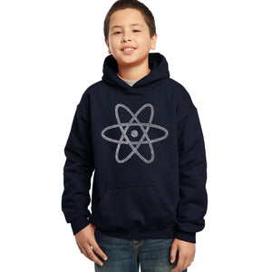 ATOM - Boy's Word Art Hooded Sweatshirt