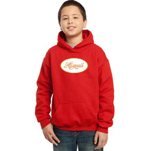 Load image into Gallery viewer, HAWAIIAN ISLAND NAMES &amp; IMAGERY - Boy&#39;s Word Art Hooded Sweatshirt