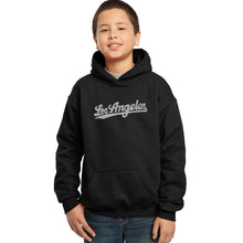 Load image into Gallery viewer, LOS ANGELES NEIGHBORHOODS - Boy&#39;s Word Art Hooded Sweatshirt