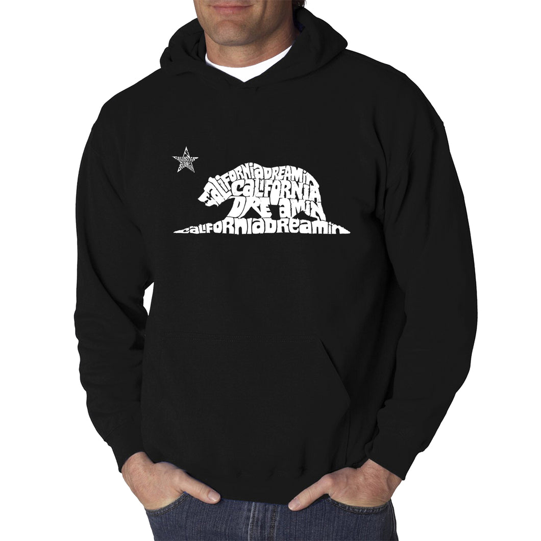 California Dreamin - Men's Word Art Hooded Sweatshirt