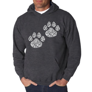 Cat Mom - Men's Word Art Hooded Sweatshirt