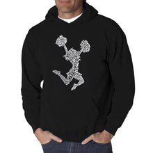 Load image into Gallery viewer, Cheer - Men&#39;s Word Art Hooded Sweatshirt