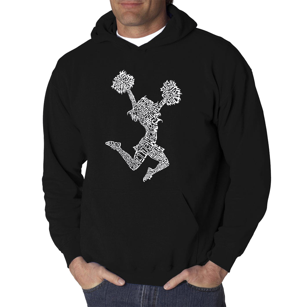 Cheer - Men's Word Art Hooded Sweatshirt