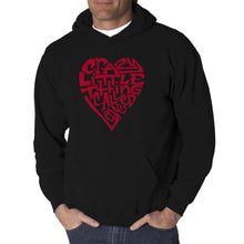 Load image into Gallery viewer, Crazy Little Thing Called Love - Men&#39;s Word Art Hooded Sweatshirt