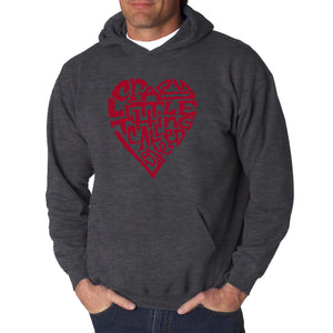 Crazy Little Thing Called Love - Men's Word Art Hooded Sweatshirt