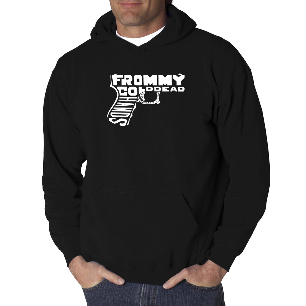 Cold Dead Hands Gun - Men's Word Art Hooded Sweatshirt