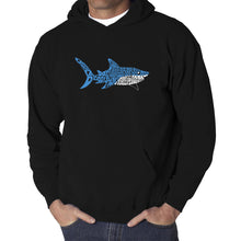 Load image into Gallery viewer, Daddy Shark - Men&#39;s Word Art Hooded Sweatshirt