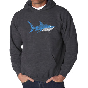 Daddy Shark - Men's Word Art Hooded Sweatshirt