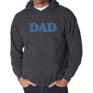 Dad - Men's Word Art Hooded Sweatshirt