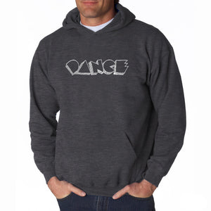 DIFFERENT STYLES OF DANCE - Men's Word Art Hooded Sweatshirt