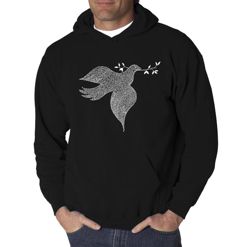 Dove - Men's Word Art Hooded Sweatshirt