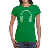 Load image into Gallery viewer, 63 DIFFERENT GENRES OF MUSIC - Women&#39;s Word Art T-Shirt