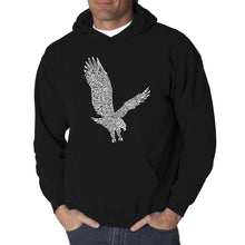 Load image into Gallery viewer, Eagle - Men&#39;s Word Art Hooded Sweatshirt