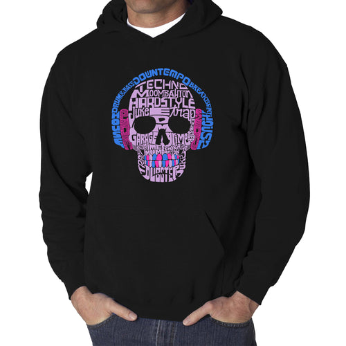Styles of EDM Music  - Men's Word Art Hooded Sweatshirt