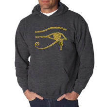 Load image into Gallery viewer, EGYPT - Men&#39;s Word Art Hooded Sweatshirt