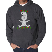 Load image into Gallery viewer, Christmas Elf - Men&#39;s Word Art Hooded Sweatshirt