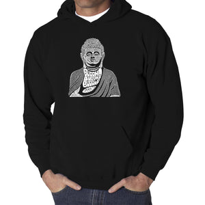Buddha  - Men's Word Art Hooded Sweatshirt