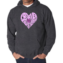 Load image into Gallery viewer, Forever In Our Hearts - Men&#39;s Word Art Hooded Sweatshirt