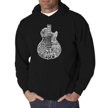 Load image into Gallery viewer, Rock Guitar - Men&#39;s Word Art Hooded Sweatshirt