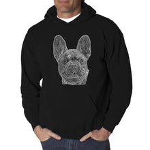 Load image into Gallery viewer, French Bulldog - Men&#39;s Word Art Hooded Sweatshirt