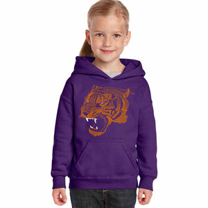 Beast Mode - Girl's Word Art Hooded Sweatshirt