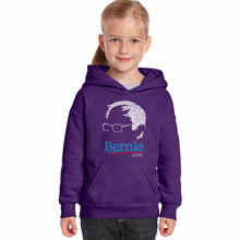 Load image into Gallery viewer, Bernie Sanders 2020 - Girl&#39;s Word Art Hooded Sweatshirt