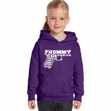 Load image into Gallery viewer, Out of My cold Dead Hands Gun - Girl&#39;s Word Art Hooded Sweatshirt