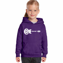 Load image into Gallery viewer, COME TOGETHER - Girl&#39;s Word Art Hooded Sweatshirt
