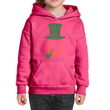 Load image into Gallery viewer, Leprechaun  - Girl&#39;s Word Art Hooded Sweatshirt