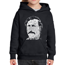 Load image into Gallery viewer, Pablo Escobar  - Girl&#39;s Word Art Hooded Sweatshirt