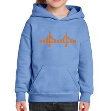Load image into Gallery viewer, San Francisco Bridge  - Girl&#39;s Word Art Hooded Sweatshirt