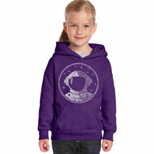 Load image into Gallery viewer, I Need My Space Astronaut - Girl&#39;s Word Art Hooded Sweatshirt